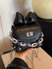 Bolso de Textura Nicho Ins Bolso de Mujer 2024 Verano Nueva Moda Bolso Cuadrado Pequeño Elegante Combinable Bolso de Hombro Cruzado