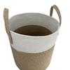 Cesta de Almacenamiento de Cuerda de Algodón Grande para Artículos Varios Transfronterizos Cesta para Ropa Sucia del Hogar Cesta Tejida Cesta de Almacenamiento de Hilo de Algodón Cesta para Ropa Sucia de Hilo de Algodón
