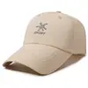 Boné de Baseball Bordado Estilo Coreano de Alta Qualidade para Afinar o Rosto Leve Respirável Casual Simples Japonês Coreano Unissex