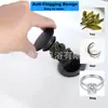 Válvula de Drenaje Redonda Negra Transfronteriza Cupc con Cesta de Presionar para Girar para Lavabo, Universal Anti-Olor y Duradera