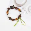Pulsera de Grano de Café de Cerámica Jingdezhen, Refrescante y que no se decolora, Joyería de Alta Gama para Mujer, Accesorio Versátil de Nuevo Estilo Chino, Mayoreo