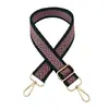 Acessório de Bolsa Jacquard Colorido de Novo Estilo Transfronteiriço Dupla Face Alça Larga para Ombro Alça para Pendurar Bolsa de Ombro Única Transversal Alça Lanyard para Garrafa de Água