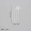 Clips para Papel Lindos Transfronterizos Estudiante Notas de Libro Portatarjetas de Archivo Clips de Papel Creativos DIY Clips de Papel Acrílicos