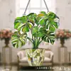 Los adornos de jardín de plantas decorativas en maceta son adecuados para la decoración de jardines de fiestas al aire libre y la decoración de césped paisajístico acrílico