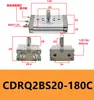 Configuración de Mesa Cilindro Giratorio CRQ2BS/CQ2BS10/15/20/30/40-90C/180C Grados Amortiguación de Aire
