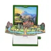 Livro pop-up 3D dobrável livro bomba pontos turísticos do Palácio de Potala pingente de chaveiro criativo lembrancinhas de turismo do Xizang
