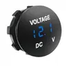 Batería de Coche Modificada LED Pantalla Digital Voltímetro 12-24V CC Motocicleta Vehículo Medidor de Voltaje Probador