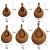 Bolsa de Malla Colgante Personalizada de Gota de Agua Transfronteriza Cesta de Almacenamiento de Frutas y Verduras Montada en la Pared Cuerda de Algodón Red de Almacenamiento Tipo Nido de Pájaro Tejido a Mano