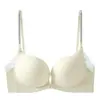Zhang Yue Mismo Estilo Original Hebilla VV Hermosa Espalda Ropa Interior Tirantes de Pedrería Broche Frontal Reunión de Busto Pequeño Grande U2026 Estilo Delgado de Verano Lencería