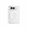Adecuado para Funda de Teléfono Móvil Plegable Pantalla Dual Iphone18, Funda de Teléfono Móvil Acrílica Magnética Transparente Dos en Uno para Apple 18
