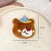 Pingente de Boneco Urso de Desenho Animado Acessórios para Bolsa Broche DIY Roupas Infantis Acessórios de Cabelo Sapatos Chapéus Lenços Acessórios