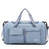 Bolsa de fitness de gran capacidad plegable compartimento independiente para zapatos bolsa de viaje ligera para distancias cortas se puede usar como bolsa de hombro casual simple para mujer