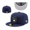 Boné de Baseball MLB Comércio Exterior Novo Boné Fechado Unissex Bordado Hip-Hop Tamanho do Boné Proteção Solar ao Ar Livre Boné à Prova de Vento