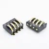 Conector de batería de parche horizontal de 4p espaciado 2.5 Altura 4.6 con soporte de batería de resorte de parche de columna BC-1-430