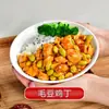 Granjero de Granos Edamame Pollo en Cubos 220g Paquete de Cocina para Llevar Alimento Congelado Paquete de Comida Rápida Paquete de Comida Semi-Preparada Paquete de Plato de Comida Rápida