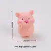 Boneca leitãozinha desenho animado criativo feito à mão DIY peças de acessório cola de creme resina pequenos materiais de acessório atacado