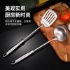 Juego de Cocina Espátula Mango de Calabaza Acero Inoxidable 304 Personalizado Espátula para Freír Cuchara para Sopa Utensilios de Cocina Diarios para el Hogar