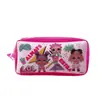 Bolsa de Lápices de Dibujos Animados para Escuela Primaria de PVC Bolsa de Almacenamiento para Material de Oficina Bolsa de Cosméticos Bolsa de Almacenamiento Impermeable Bolsa con Cremallera Impresión de LOGOTIPO
