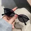 Gafas de Sol Ovaladas Pequeñas para Mujer con Aspecto de Alta Gama, Bisagras de Resorte, Nuevo Estilo de Moda 2026, Gafas de Sol con Montura de Metal Xiaohongshu