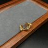 Anillo geométrico de diamantes dulce y fresco para mujer, diseño de nicho ligero y lujoso, sensación avanzada, dedo índice, estilo frío, anillo abierto retro.