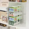 Gabinete Estante para Almacenamiento de Película en Rollo Estante de Almacenamiento Compartimentado Gabinete Suministros de Cocina Estante en Capas Artefacto Ahorrador de Espacio