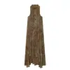 Comércio Exterior 2026 Primavera Novo Vestido Longo Feminino com Estampa de Leopardo Sem Mangas Gola Redonda Estilo Europeu e Americano 8753008