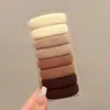 Prendedor de cabelo preto para rabo de cavalo alto para mulheres, altamente elástico e durável, não puxa nem deixa marcas no cabelo, faixa de cabelo, acessório de cabelo elástico