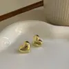 Pendientes Redondos Irregulares de Estilo Minimalista Europeo y Americano, Simples y Versátiles, Diseño de Lujo Sutil, Pendientes de Nicho para Mujer