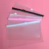 Fabricante de Sacos Transparentes de PVC Fosco Autovedantes com Zíper, Sacos com Divisórias, Embalagens para Joias, Sacos para Armazenamento de Contas e Embalagens de Classificação