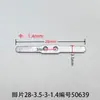 Hebilla de Pie Hebilla Japonesa Seda para el Pie Accesorios para el Pie Accesorios Metal Lámina de Metal Cobre Marca de Pie Hebilla Señal