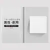Painel de Interruptor de Parede Embutido Tipo 86 Casa Hotel Painel em Branco Espessado Branco Cobertura de Quadro Branco Decorativa
