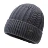 Gorro de Punto Engrosado con Felpa Invierno para Hombre Protección para Orejas a Prueba de Viento Protección contra el Frío Gorro de Lana Pullover Gorro de Esquí para Jóvenes