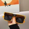 Retro Europeo y Americano de Gama Alta, Una Pieza, Marco Grande que Cubre los Pómulos, Protección Solar y contra el Viento para Hombres y Mujeres, Moda Callejera, Forma Cóncava para Conducir