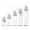 Botella atomizadora PET vertical larga de niebla fina 30ml 50ml botella para tónico 100ml botella atomizadora pequeña 120ml