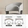 Cadeiras de jantar simples, adequadas para uso doméstico, mesas de jantar e restaurantes; estilo de luxo leve, com braços e encostos, ideal para salas de jantar, hotéis e salas de reunião; cadeiras de couro estofadas