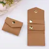 Bolsa de joyería compartimentada simple y portátil, caja de almacenamiento de anillos, bolsa pequeña portátil de viaje para pendientes y joyería
