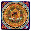 Imán Magnético para Refrigerador Cultural y Creativo Mandala de los Ocho Tesoros Auspiciosos Ocho Auspiciosos Tíbet Pintura Decorativa Thangka Pintada a Mano Regalo Souvenir
