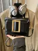 Bolso Bandolera Retro para Mujer 2025 Nuevo de Moda Estilo Coreano Versátil al Hombro Moda Texturizado Color Sólido Bolso Cuadrado Pequeño