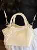 2025 Verano Nuevo Bolso de Mano de Moda Trendy Estilo Simple Bolso Balde Elegante para Viajero Color Sólido Cruzado Bolso de Mujer