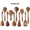Espátula de Cozinha de Madeira de Acácia para Fábrica Transfronteiriça Utensílios de Mesa Conjunto de Utensílios de Cozinha de Madeira Suporte para Colheres de Madeira