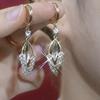 Aretes de Trigo Ojo de Gato de Temperamento y Alta Gama 2025 Nuevo Estilo Exquisitos Lujosos Moda Versátiles Aretes para Mujeres