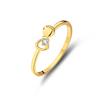 Anillo de lazo de plata S925 de Corea del Sur para mujer, estilo nicho Ins, de alta gama, ligero, de lujo, combinable con todo.