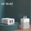 Modelo Privado 5V2A Cabezal de Carga Estándar Europeo y Americano Británico USB Adaptador para Pequeños Electrodomésticos Set Cargador de Teléfono Móvil Portátil