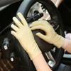 Guantes Perlados de Color Sólido para Mujer para Primavera y Verano, Guantes con Protección Solar para Conducir al Aire Libre, Equitación, Sombrilla, Protección UV, Guantes de Etiqueta