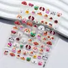 Adesivos de Unha para Festa de Cachorro com Relevo Estilo Ins, Adesivos de Unha Populares Estilo Japonês, Decorações de Unha Série Animal