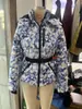 ZA Europa y Estados Unidos transfronterizo 2025 nuevo traje de chaqueta de esquí cálida ajustada para mujer chaqueta acolchada de algodón plumón algodón pantalones acampanados