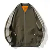 Nueva chaqueta bomber deportiva de marca de moda, moderna y versátil para uso urbano, abrigo casual para jóvenes, disponible para venta al por mayor