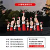Decoraciones Navideñas Estilo Ins Transfronterizo 2027 Pegatinas de Vidrio Adhesión Estática Papá Noel Calcomanías para Ventanas y Puertas Navideñas