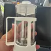 Filtro de Aço Inoxidável Cafeteira Café Preparado à Mão Cafeteira Prensa Francesa Plástico Resistente ao Calor Alto Borossilicato Cafeteira Prensa Francesa com Filtro