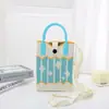 Nueva Bolsa de Teléfono Móvil de Dibujos Animados, Conveniente para Salir, Bolso de Punto Portátil, Mini Bolso Cruzado de Muñeca, Bolso de Hombro Único